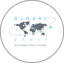 Global group visual showcasing international branding strategies