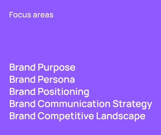 Focus area visual demonstrating targeted marketing efforts