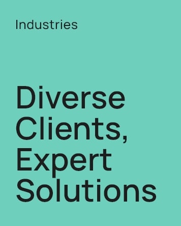 Industries visual representing diverse marketing and branding sectors