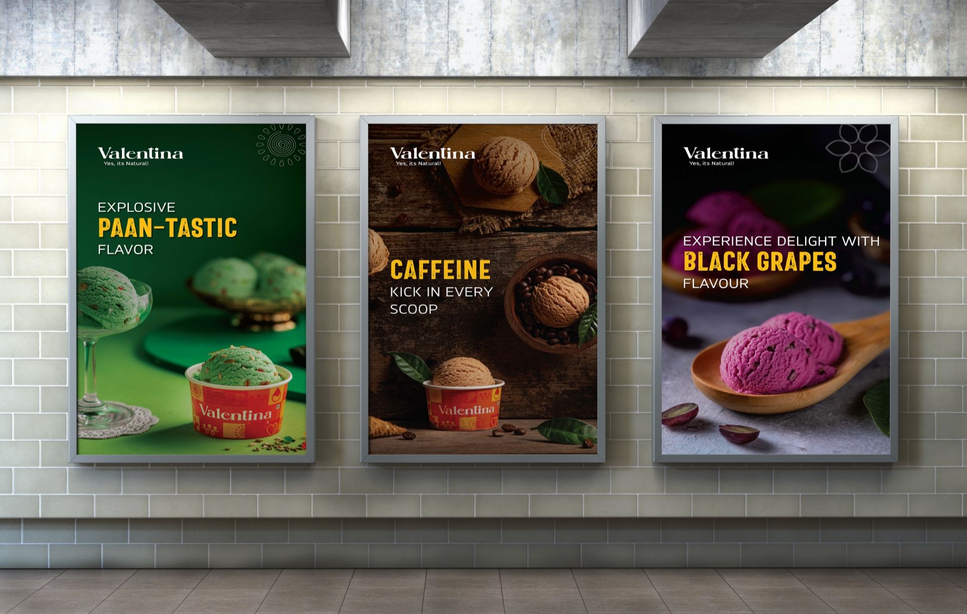 Valentina Ice cream | Hoarding Designs